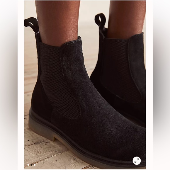 Free People Bruno Black Boots - Picture 2 of 3